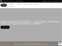 Website Screenshot Dwan Elevator Co.