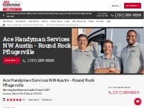 Website Screenshot Ace Handyman Services NW Austin - Round Rock Pflugerville