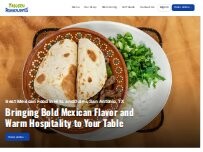 Website Screenshot Taqueria Aguascalientes