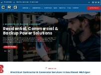 Website Screenshot CRG Electric LLC