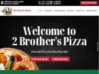 Website Screenshot 2 Brother's Pizza