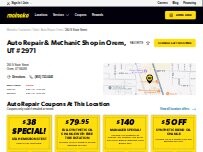 Website Screenshot Meineke Car Care Center