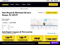 Website Screenshot Meineke Car Care Center