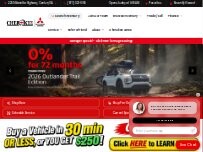 Website Screenshot Cherokee Mitsubishi