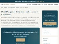Website Screenshot Dual Diagnosis Treatment El Cerrito