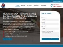 Website QUICK AIR USA - AC Services