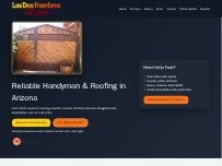Website Screenshot Los Dos Hombres