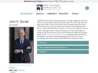 Website John R. Stanek at Orten Cavanagh Holmes & Hunt