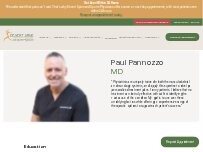 Website Screenshot Paul Pannozzo, MD