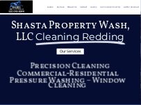Website Screenshot Shasta Property Wash LLC