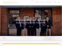 Website Screenshot Williams Moore, L.L.P.