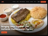 Website Screenshot Ehab Mediterranean Buffet