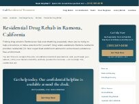 Website Screenshot Residential Drug Rehab Ramona