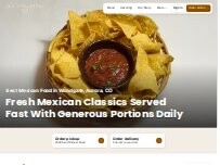 Website Screenshot Jabanero's Mexican Grill