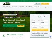 Website Screenshot Lawn Doctor of Coral Gables/Kendall