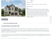 Website Screenshot Alcohol Rehab Fairfield