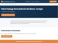 Website Screenshot National Water Damage Restoration Rockmart