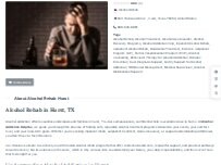 Website Screenshot Alcohol Rehab Hurst