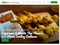 Website Screenshot Jintana Thai Farmhouse
