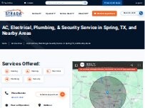 Website Screenshot Strada Services