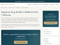 Website Screenshot Inpatient Drug Rehab Baldwin Park