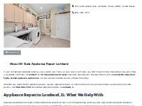 Website All State Appliance Repair Lombard