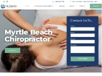 Website Screenshot Dr Martin Chiropractor LLC