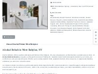 Website Screenshot Alcohol Rehab West Babylon