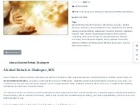 Website Screenshot Alcohol Rehab Shakopee