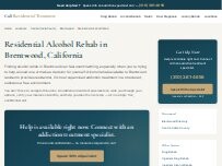 Website Screenshot Residential Alcohol Rehab Brentwood