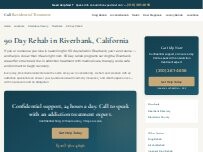 Website Screenshot 90 Day Rehab Riverbank