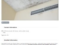 Website Screenshot Mold Remediation Fullerton