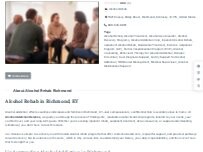 Website Screenshot Alcohol Rehab Richmond