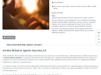 Website Screenshot Alcohol Rehab Apache Junction