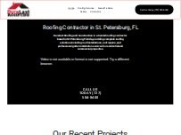 Website Screenshot Duralast Roofing and Construction Largo FL