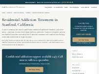 Website Screenshot Residential Addiction Treatment Stanford