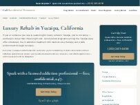 Website Screenshot Luxury Rehab Yucaipa