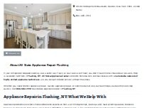 Website Screenshot All State Appliance Repair Flushing