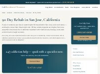 Website Screenshot 90 Day Rehab San Jose