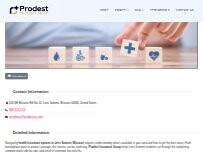 Website Screenshot Lees Summit Health Insurance Plans