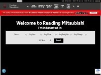 Website Screenshot Reading Mitsubishi