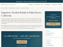 Website Screenshot Inpatient Alcohol Rehab Palm Desert