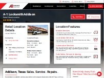 Website Screenshot A-1 Locksmith Security & Safes