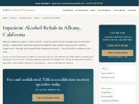 Website Screenshot Inpatient Alcohol Rehab Albany