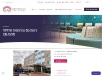 Website Screenshot Virginia Physicians for Women