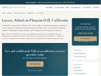 Website Screenshot Luxury Rehab Pleasant Hill