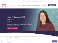 Website Screenshot Julie H. Ladocsi M.D.