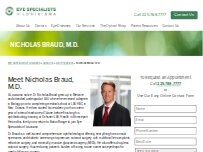 Website Screenshot Nicholas Braud M.D.
