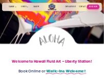 Website Screenshot Hawaii Fluid Art
