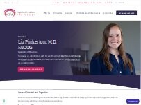 Website Screenshot Liz Pinkerton M.D.
